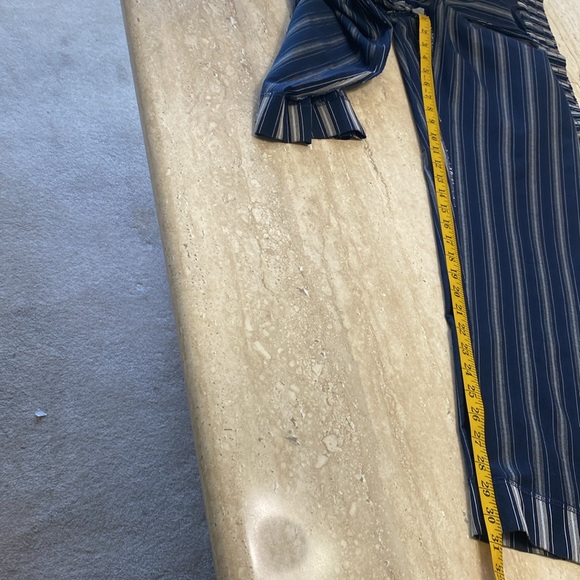 J.Crew Striped Blue Women's 2 piece pant suit, Excellent Condition, - Picture 14 of 16